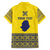Niue Crab Personalised Family Matching Off The Shoulder Long Sleeve Dress and Hawaiian Shirt Niuean Hiapo Pattern - Polynesian Pride