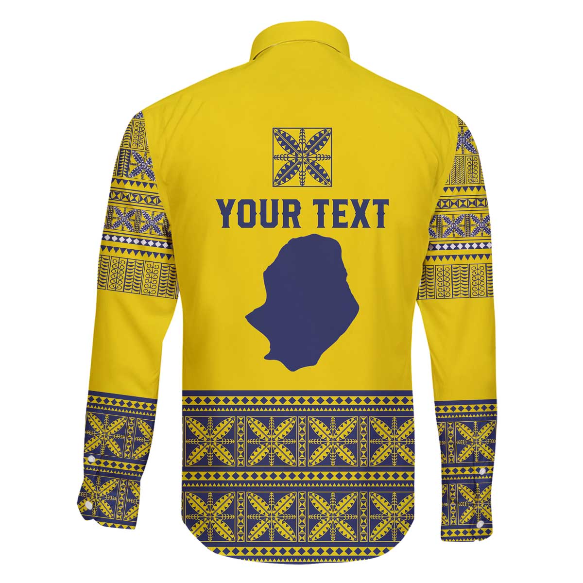 Niue Crab Personalised Family Matching Off The Shoulder Long Sleeve Dress and Hawaiian Shirt Niuean Hiapo Pattern - Polynesian Pride