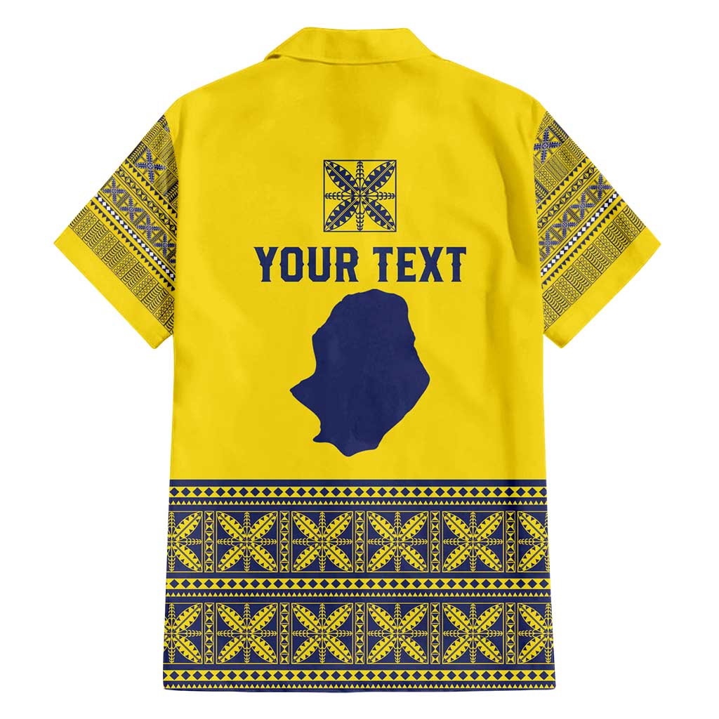 Niue Crab Personalised Family Matching Tank Maxi Dress and Hawaiian Shirt Niuean Hiapo Pattern - Polynesian Pride