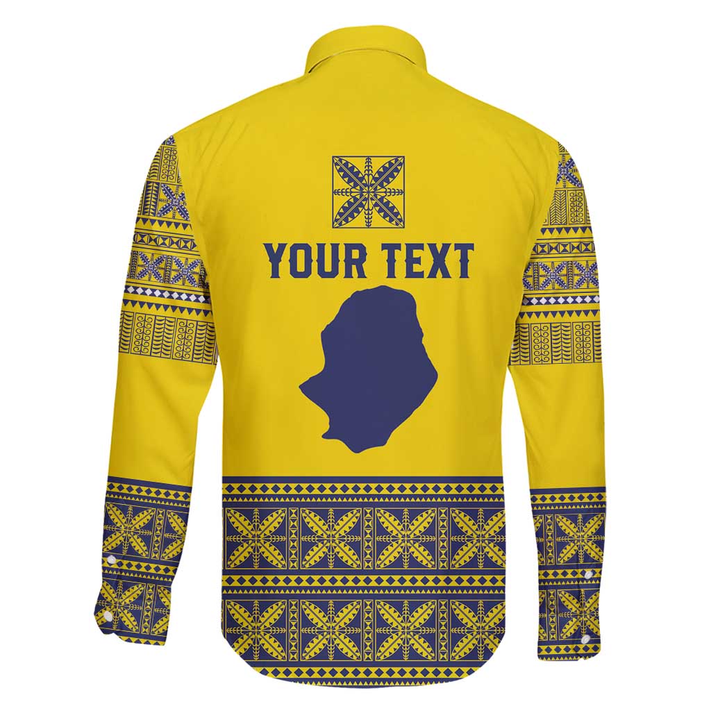 Niue Crab Personalised Family Matching Tank Maxi Dress and Hawaiian Shirt Niuean Hiapo Pattern - Polynesian Pride