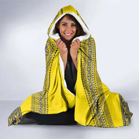 Niue Crab Personalised Hooded Blanket Niuean Hiapo Pattern - Polynesian Pride