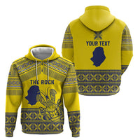 Niue Crab Personalised Hoodie Niuean Hiapo Pattern - Polynesian Pride