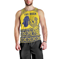 Niue Crab Personalised Men Tank Top Niuean Hiapo Pattern - Polynesian Pride