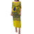 Niue Crab Personalised Puletasi Niuean Hiapo Pattern - Polynesian Pride