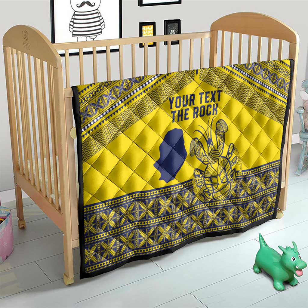 Niue Crab Personalised Quilt Niuean Hiapo Pattern - Polynesian Pride