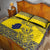 Niue Crab Personalised Quilt Bed Set Niuean Hiapo Pattern - Polynesian Pride