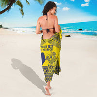 Niue Crab Personalised Sarong Niuean Hiapo Pattern - Polynesian Pride