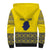 Niue Crab Personalised Sherpa Hoodie Niuean Hiapo Pattern - Polynesian Pride