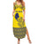 Niue Crab Personalised Summer Maxi Dress Niuean Hiapo Pattern - Polynesian Pride