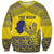 Niue Crab Personalised Sweatshirt Niuean Hiapo Pattern - Polynesian Pride