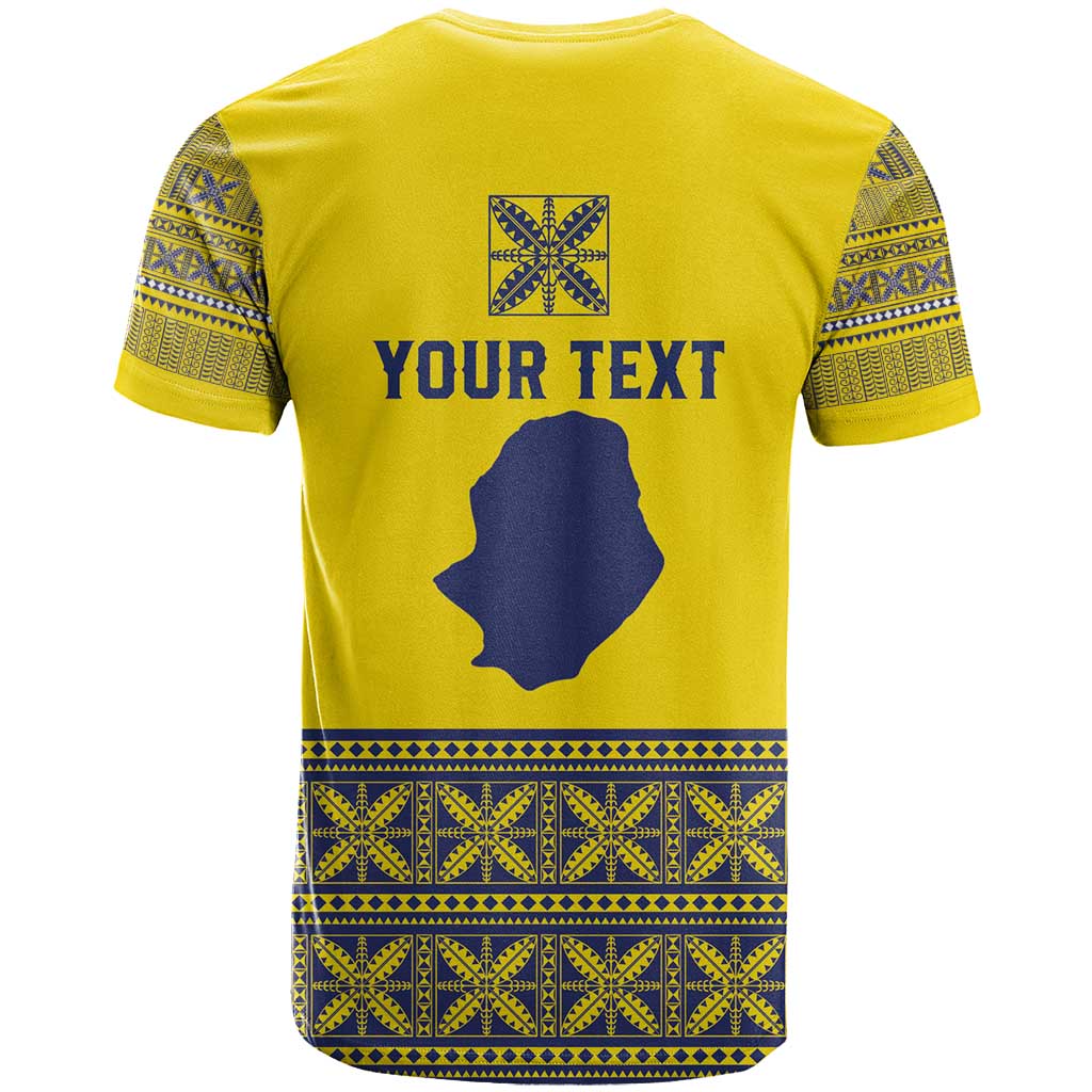 Niue Crab Personalised T Shirt Niuean Hiapo Pattern - Polynesian Pride