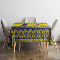 Niue Crab Personalised Tablecloth Niuean Hiapo Pattern - Polynesian Pride