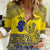 Niue Crab Personalised Women Casual Shirt Niuean Hiapo Pattern - Polynesian Pride