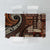 Vintage Samoa Siapo Mamanu Tablecloth Brown Samoan Tapa Motif - Polynesian Pride