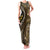 Vintage Samoa Siapo Mamanu Family Matching Tank Maxi Dress and Hawaiian Shirt Gold Samoan Tapa Motif - Polynesian Pride