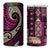 Vintage Samoa Siapo Mamanu 4 in 1 Can Cooler Tumbler Pink Samoan Tapa Motif - Polynesian Pride
