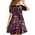 Vintage Samoa Siapo Mamanu Family Matching Tank Maxi Dress and Hawaiian Shirt Pink Samoan Tapa Motif - Polynesian Pride
