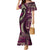Vintage Samoa Siapo Mamanu Mermaid Dress Pink Samoan Tapa Motif - Polynesian Pride