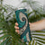 Vintage Samoa Siapo Mamanu Skinny Tumbler Teal Samoan Tapa Motif - Polynesian Pride