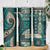 Vintage Samoa Siapo Mamanu Skinny Tumbler Teal Samoan Tapa Motif - Polynesian Pride
