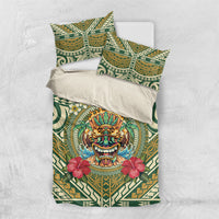 Hawaii Tiki Mask Bedding Set Mele Kalikimaka i Iulai!