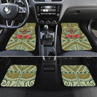 Hawaii Tiki Mask Personalized Car Mats Mele Kalikimaka i Iulai!