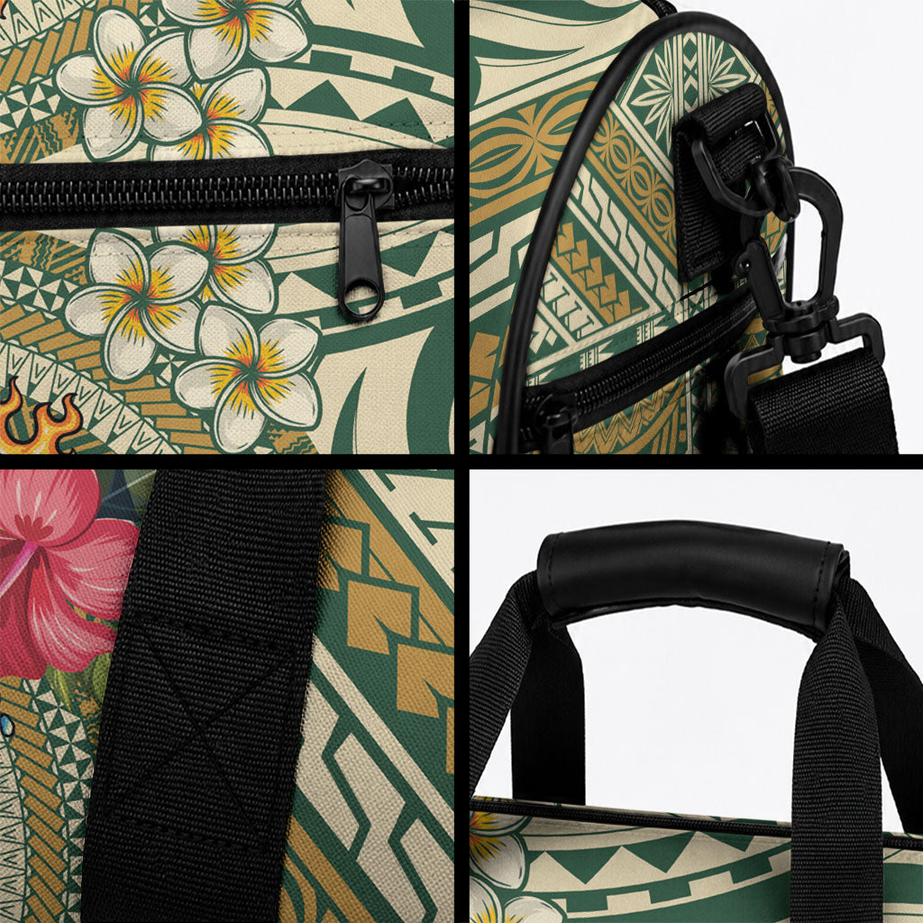 Hawaii Tiki Mask Duffle Bag Mele Kalikimaka i Iulai! LT9 - Polynesian Pride