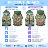 Hawaii Tiki Mask Personalized Pet Hoodie Mele Kalikimaka i Iulai! LT9 - Polynesian Pride
