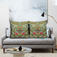 Hawaii Tiki Mask Pillow Cover Mele Kalikimaka i Iulai! LT9 - Polynesian Pride