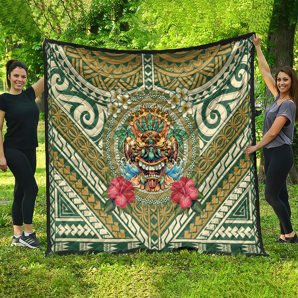 Hawaii Tiki Mask Quilt Mele Kalikimaka i Iulai! LT9 - Polynesian Pride