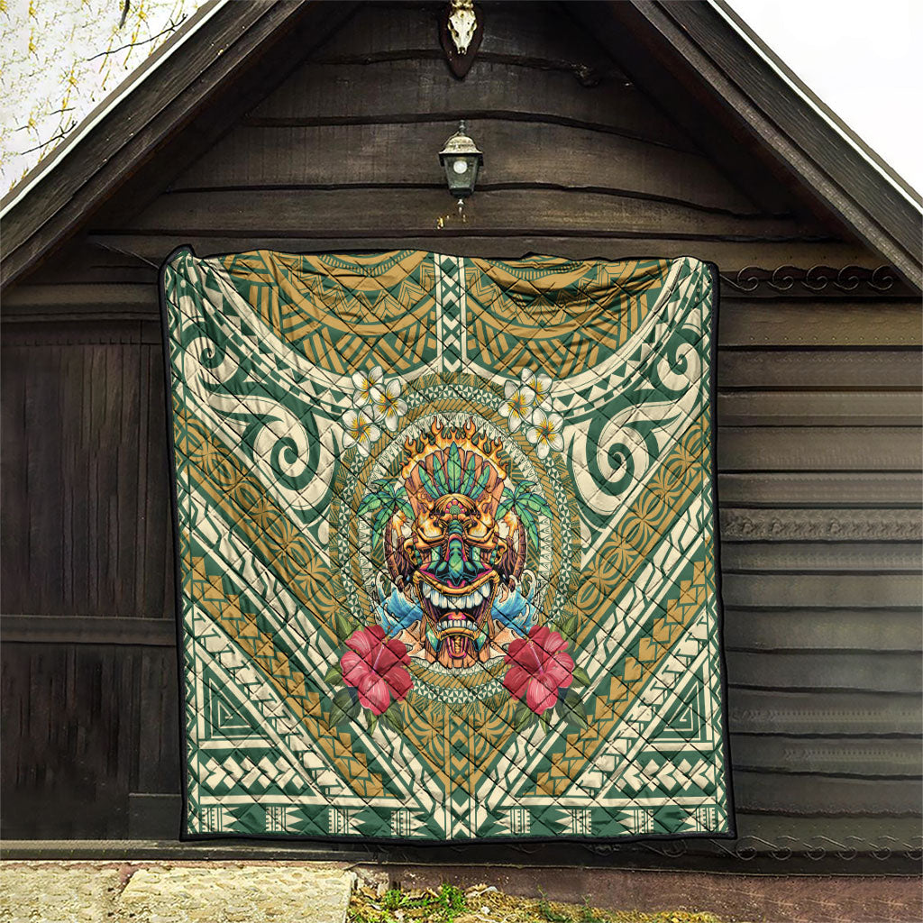 Hawaii Tiki Mask Quilt Mele Kalikimaka i Iulai! LT9 - Polynesian Pride