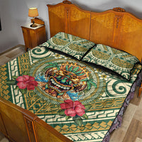 Hawaii Tiki Mask Quilt Bed Set Mele Kalikimaka i Iulai! LT9 - Polynesian Pride