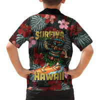 Hawaii Tiki Surfing Hawaiian Shirt Mele Kalikimaka i Iulai!