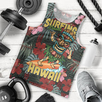 Hawaii Tiki Surfing Men Tank Top Mele Kalikimaka i Iulai! LT9 - Polynesian Pride