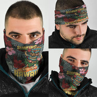 Hawaii Tiki Surfing Neck Gaiter Mele Kalikimaka i Iulai! LT9 - Polynesian Pride