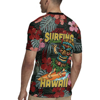 Hawaii Tiki Surfing Rugby Jersey Mele Kalikimaka i Iulai! LT9 - Polynesian Pride