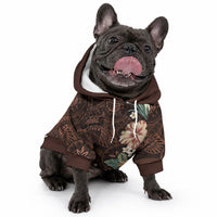 Kanoa Hawai'i Hibiscus Pet Hoodie Polynesian Tribal Tattoo Pattern Floral Elements LT9 - Polynesian Pride