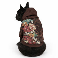 Kanoa Hawai'i Hibiscus Pet Hoodie Polynesian Tribal Tattoo Pattern Floral Elements LT9 - Polynesian Pride