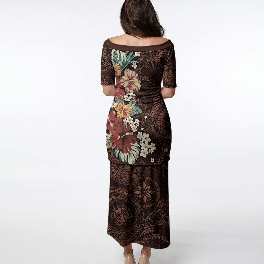 Kanoa Hawai'i Hibiscus Puletasi Polynesian Tribal Tattoo Pattern Floral Elements