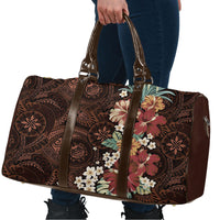 Kanoa Hawai'i Hibiscus Travel Bag Polynesian Tribal Tattoo Pattern Floral Elements