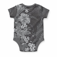 Pauli Hawai'i Hibiscus Baby Onesie Polynesian Tribal Tattoo Pattern Floral Elements LT9 - Polynesian Pride