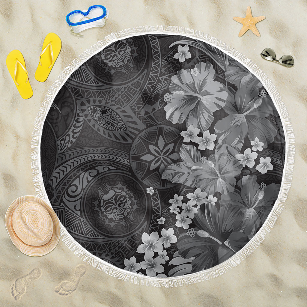 Pauli Hawai'i Hibiscus Beach Blanket Polynesian Tribal Tattoo Pattern Floral Elements