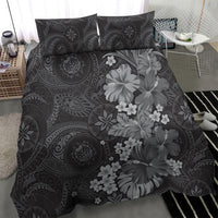 Pauli Hawai'i Hibiscus Bedding Set Polynesian Tribal Tattoo Pattern Floral Elements