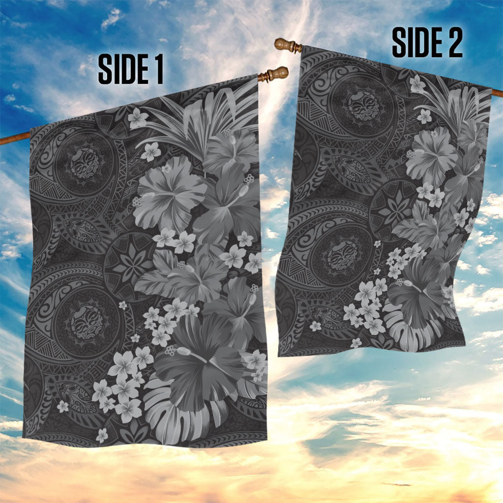 Pauli Hawai'i Hibiscus Garden Flag Polynesian Tribal Tattoo Pattern Floral Elements