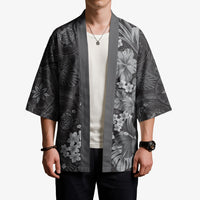 Pauli Hawai'i Hibiscus Kimono Polynesian Tribal Tattoo Pattern Floral Elements