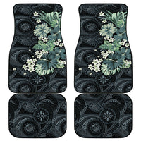 Pauliuli Hawai'i Hibiscus Car Mats Polynesian Tribal Tattoo Pattern Floral Elements