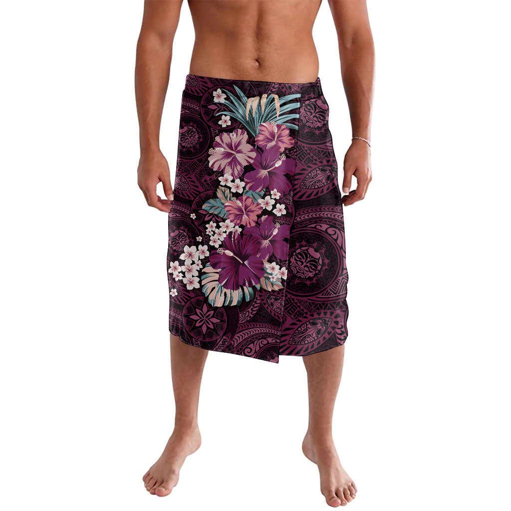 Poni Mama Hawai'i Hibiscus Lavalava Polynesian Tribal Tattoo Pattern Floral Elements LT9 Pink - Polynesian Pride
