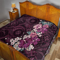 Poni Mama Hawai'i Hibiscus Quilt Polynesian Tribal Tattoo Pattern Floral Elements