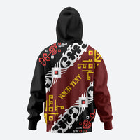 Personalised Papua New Guinea Bird Drum Hoodie Papuan Batik Motif