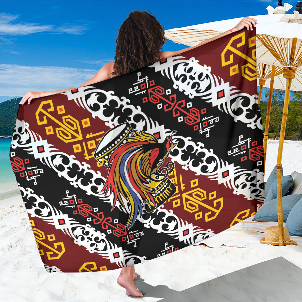 Papua New Guinea Bird Drum Sarong Papuan Batik Motif